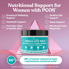Label highlights include 4000 mg Myo-Inositol and 100 mg D-Chiro Inositol per serving