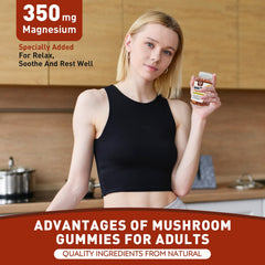 60 vegan Reishi gummies per bottle