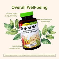 Reishi mushroom used in Deep Health
