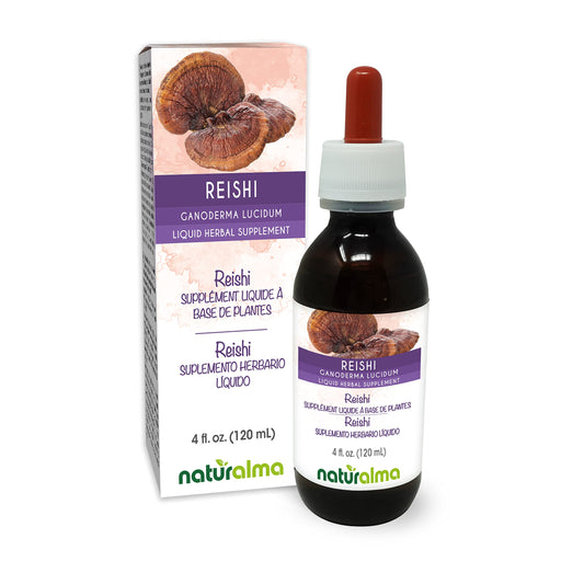 Reishi tincture 4oz bottle with dropper