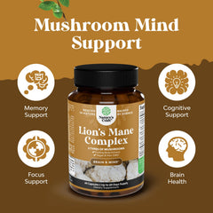 Maitake and reishi extract in brain health supplement