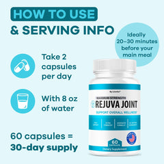 Rejuva Joint packaging with 60 capsules