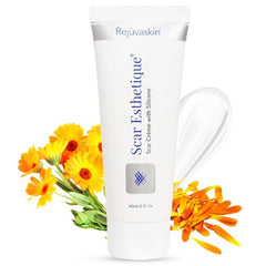 Rejuvaskin RejuvaSil 15ml bottle for everyday scar care routines.