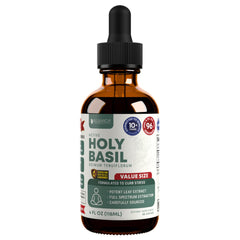 Allergen-free, sugar-free Holy Basil liquid extract in GMP facility