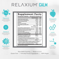Relaxium Calm bottle for daily use with 60 capsules