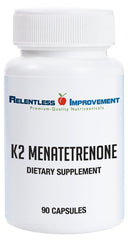 Relentless Improvement Vitamin K2 MK4 15,000 mcg vegan capsule front view