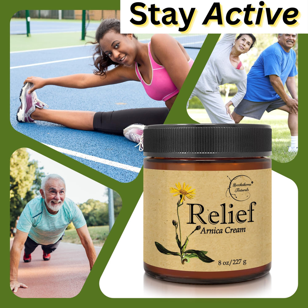 Relief Arnica Cream jar packaging