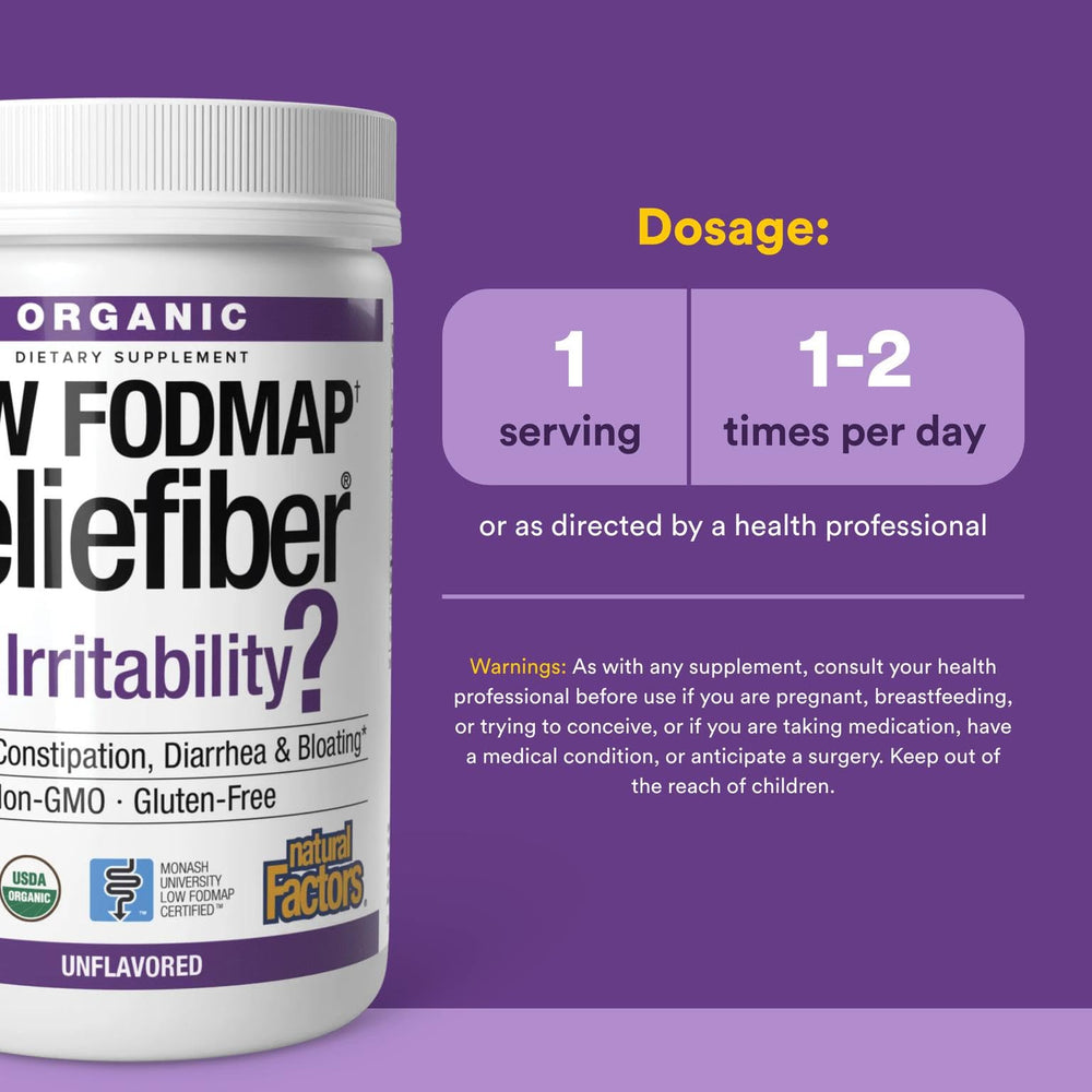 Reliefiber organic Sunfiber powder close-up