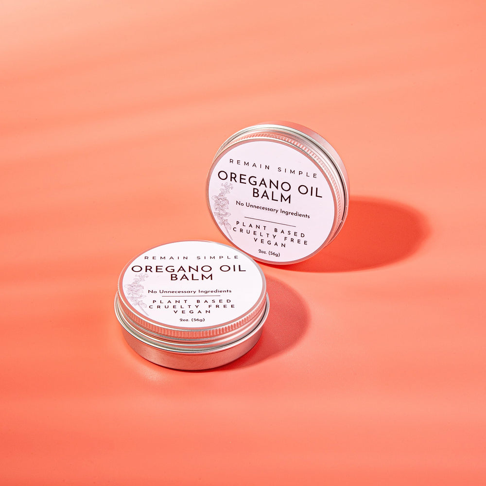 Oregano Oil Balm applied to skin showing moisturizing effect