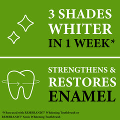Fresh mint flavor visual for Rembrandt toothpaste