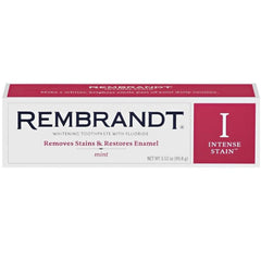 Rembrandt Intense Stain Whitening Mint Toothpaste, 3.52 oz, Pack of 6