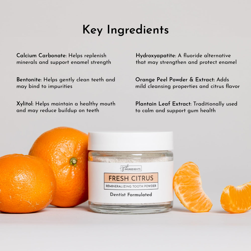 Remineralizing Tooth Powder – Fresh Citrus variant