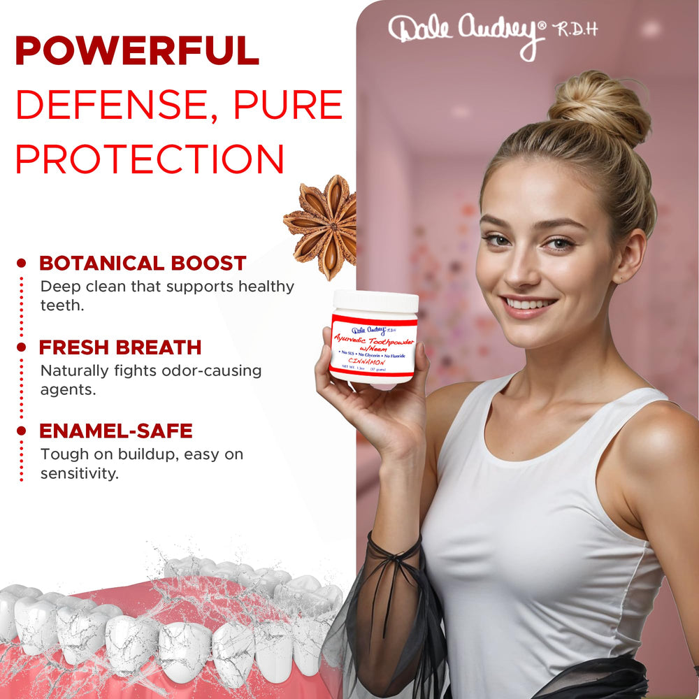 Made in USA remineralizing tooth powder bottle image