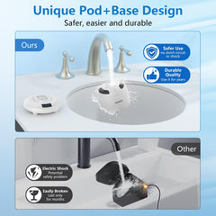 Removable tank base for easy cleaning and long-term durability