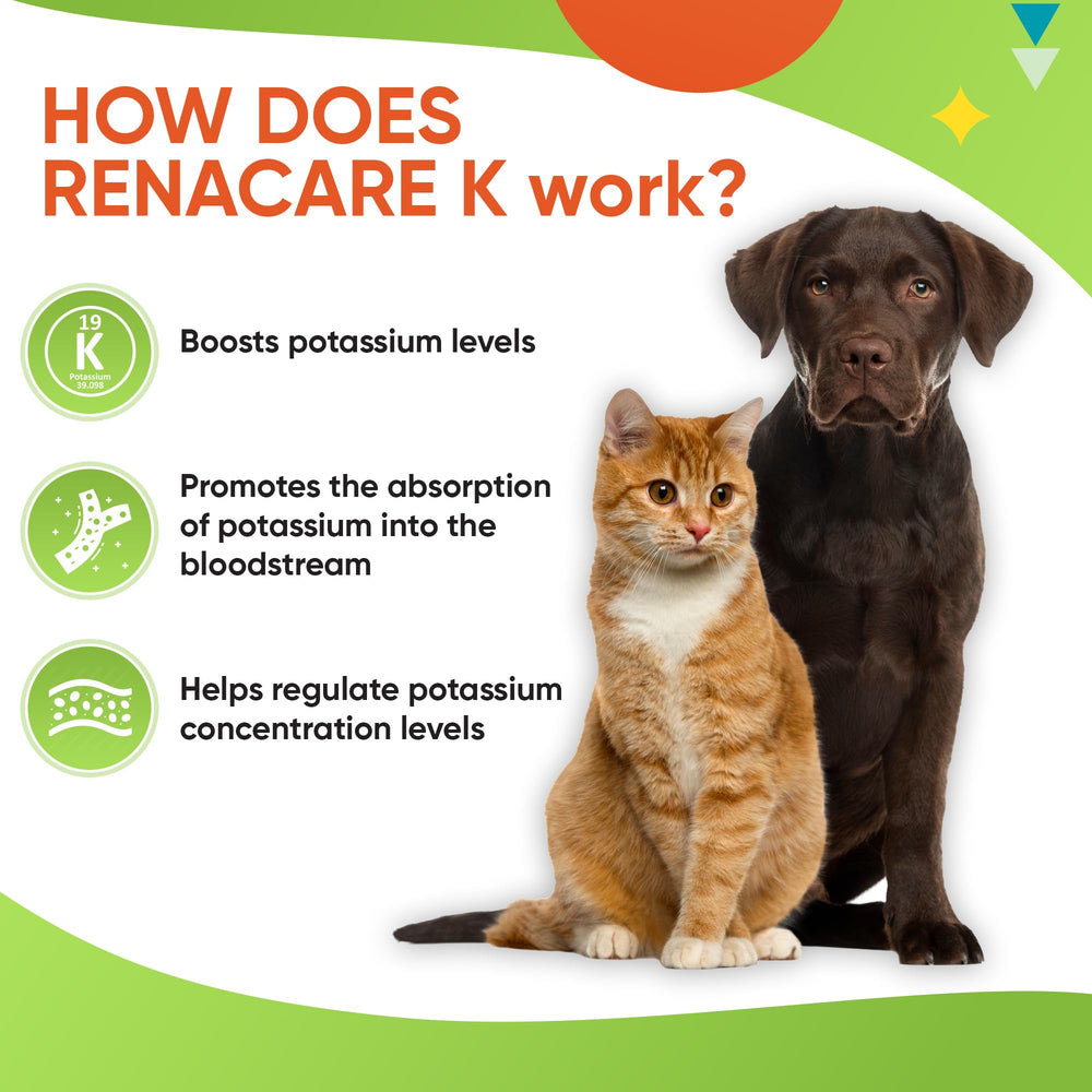 US-made potassium supplement for dogs and cats