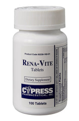 Main product image showing Rena-Vite Tablets package with 3 bottles