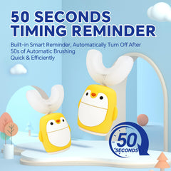 Five cleaning modes on kids toothbrush