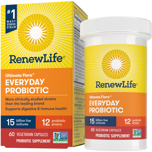 Renew Life Everyday Probiotic 60-count vegetarian capsules