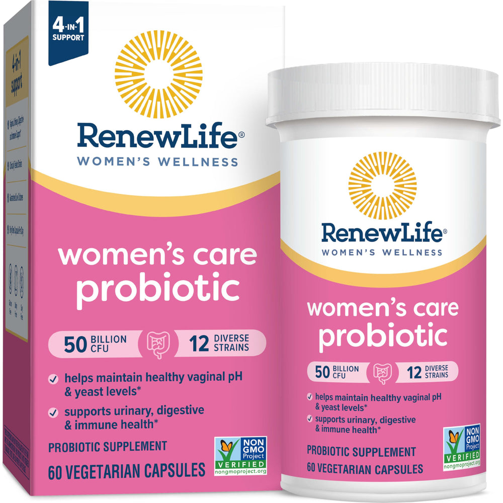 Renew Life packaging with detailed information on strains and expiration