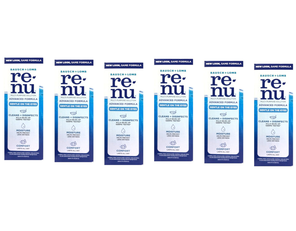 Renu Advanced Formula multi-purpose solution bottle with 2 oz travel size