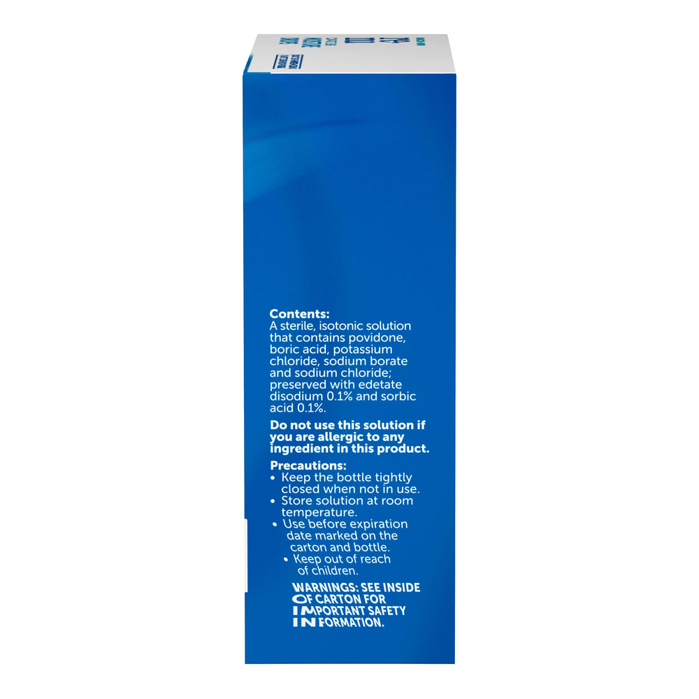 Renu bottle after sleep rewetting disposable lenses
