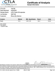 Made in USA GMP facility label on product packaging