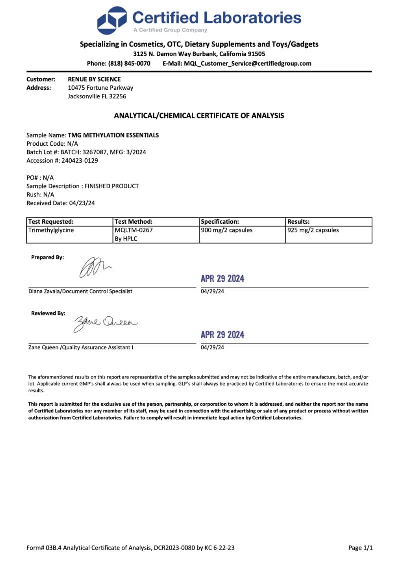 Resveratrol powder manufactured in the USA; third-party tested