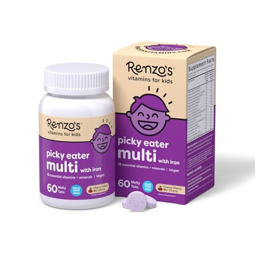 Product image: Renzo's Picky Eater Kids Multivitamin in Cherry Mo' Cherry flavor