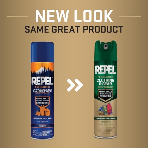 Repel Permethrin on tents provides long-lasting barrier against mosquitoes during camping.