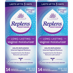Replens long-lasting vaginal moisturizer application demonstrates easy, mess-free use