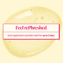 Rephresh fragrance-free formulation suitable for sensitive users