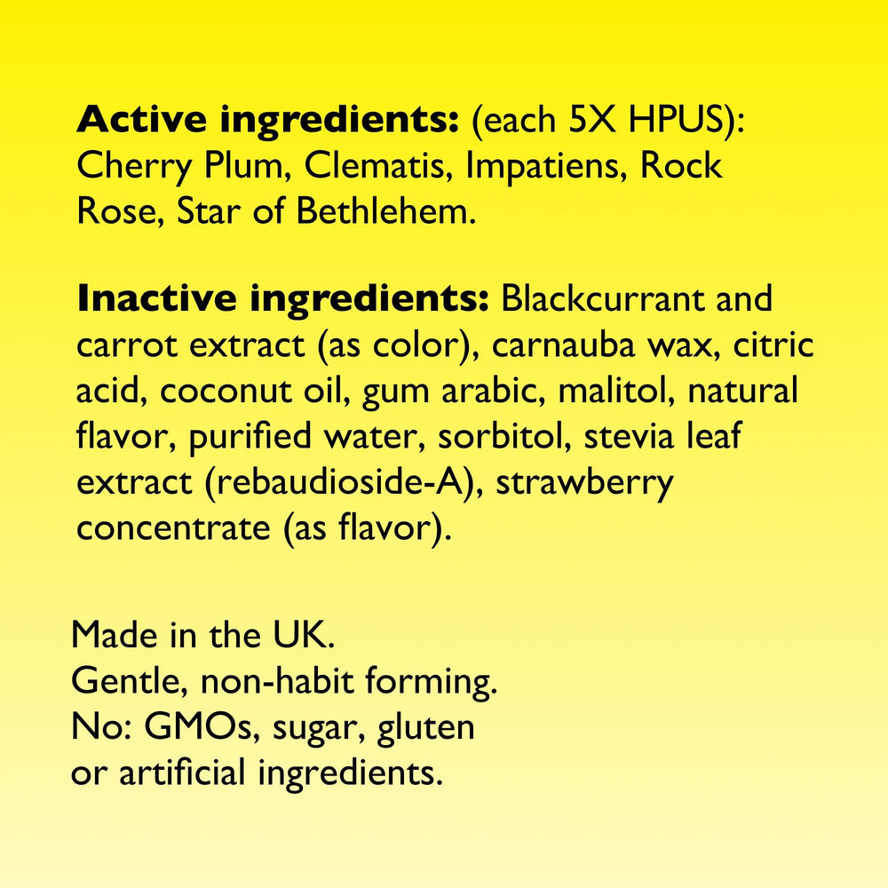 Graphic of RESCUE REMEDY flower essence blend