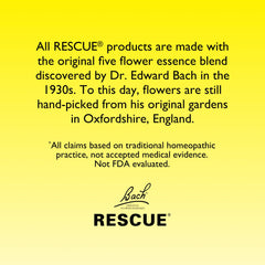 Bilingual English/Spanish Rescue Remedy packaging