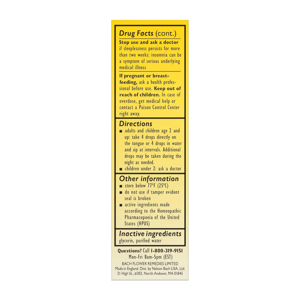 RESCUE SLEEP packaging box highlighting non-alcohol, gluten-free, and family-friendly formula