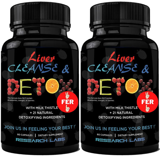 Research Labs Liver Detox 2 Pack front view