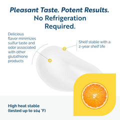 Scoop pouring liposomal glutathione liquid gel