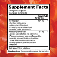 Close-up of hydrolyzed collagen capsules