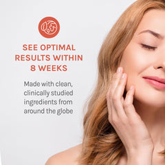 Ingredients: collagen booster powder with hyaluronic acid and vitamin C