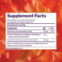 No-taste collagen powder image showing flavorless formula