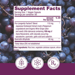 Vegan and Paleo-friendly ingredients: Muscadine grapes and Japanese knotweed