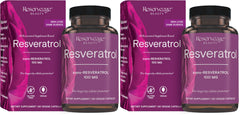 Reserveage Beauty resveratrol bottle pour highlighting antioxidant support for healthy aging