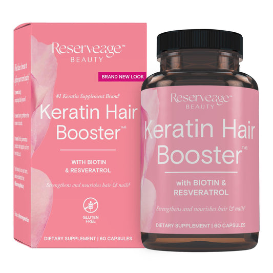 Reserveage Beauty Keratin Hair Booster bottle and label