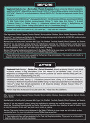 Reset Labs dhm-ginger blend ingredient panel suggests a natural detox-inspired formula