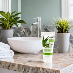 Reshma Beauty cucumber-aloe face wash daily-use bottle in product setting