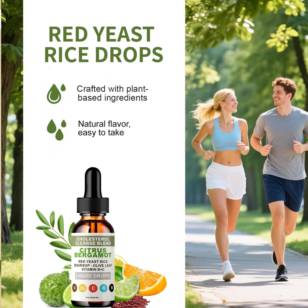 Label highlight of RESONA ingredients including red yeast rice and citrus bergamot