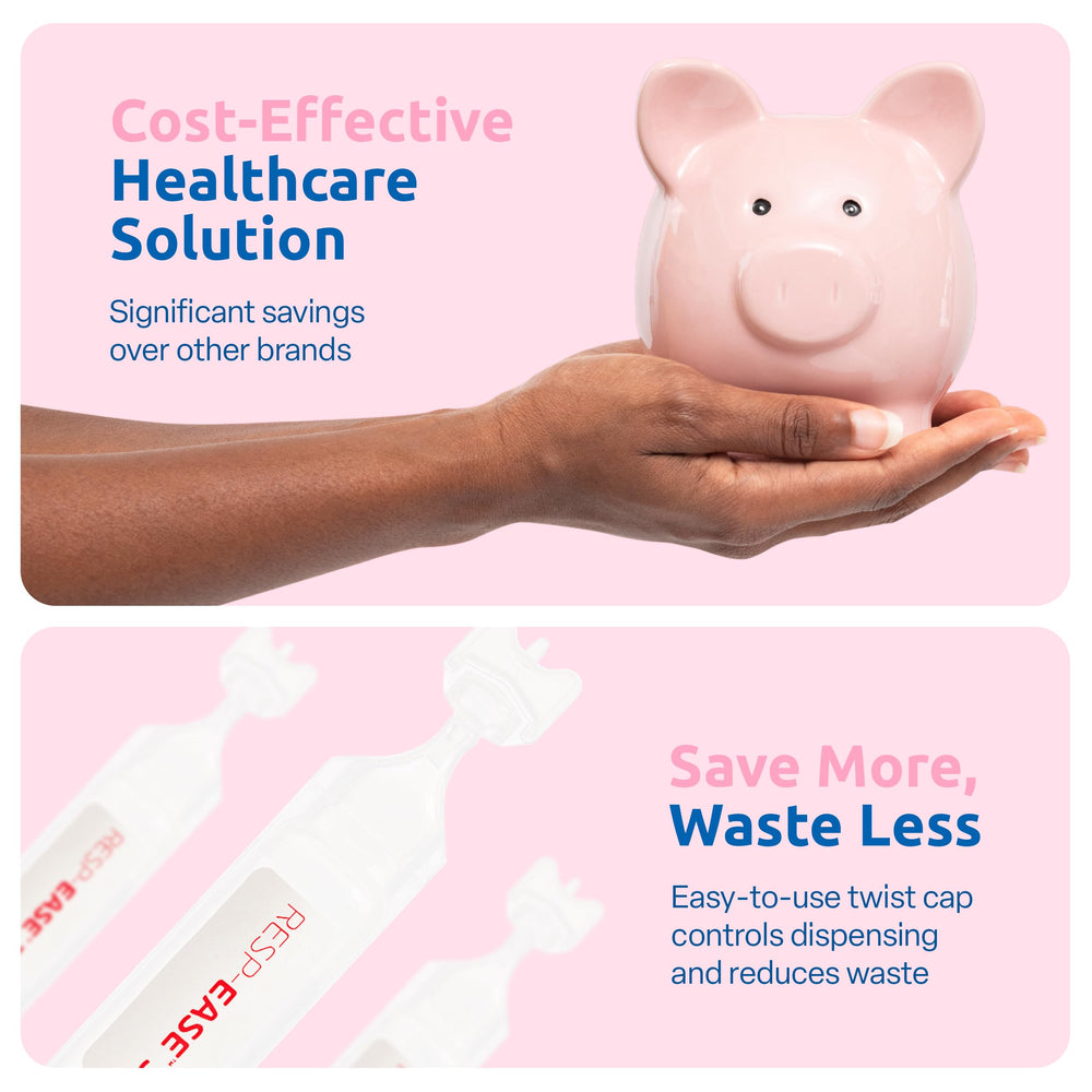 Resp-Ease preservative-free formula with two ingredients for simple care.