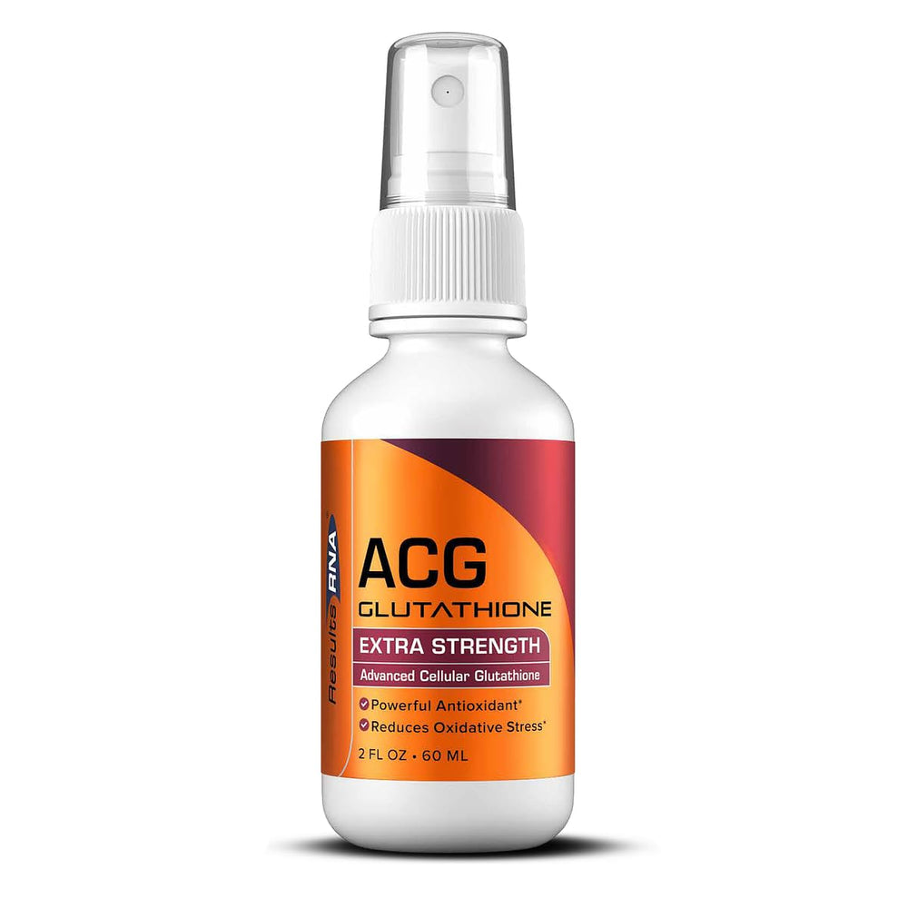 Results RNA ACG Glutathione spray bottle offering convenient immune support.