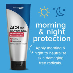 Results RNA ACS 200 gel bottle label emphasizes ingredients and usage directions.