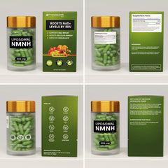 Resurrected Health NMNH tablets in hand highlight portability.