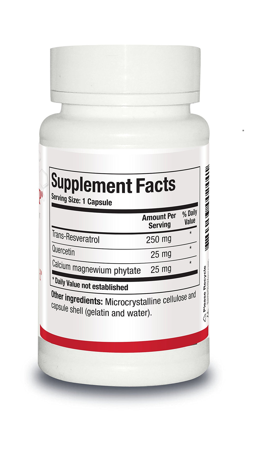 ResveraSirt HP capsules on a white background